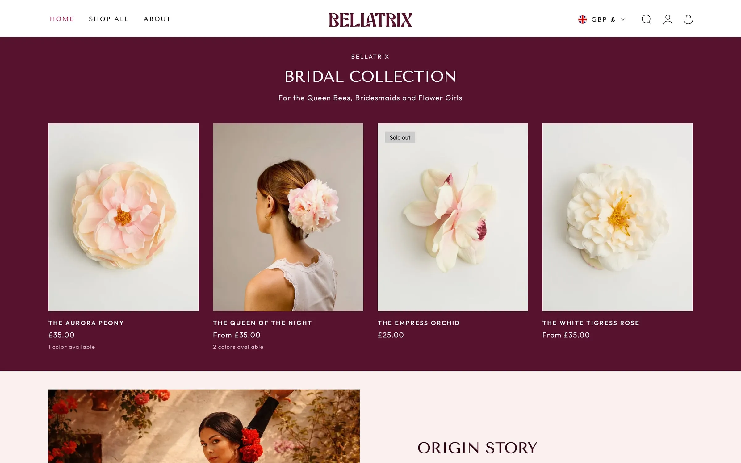 Bellatrix — bridal collection