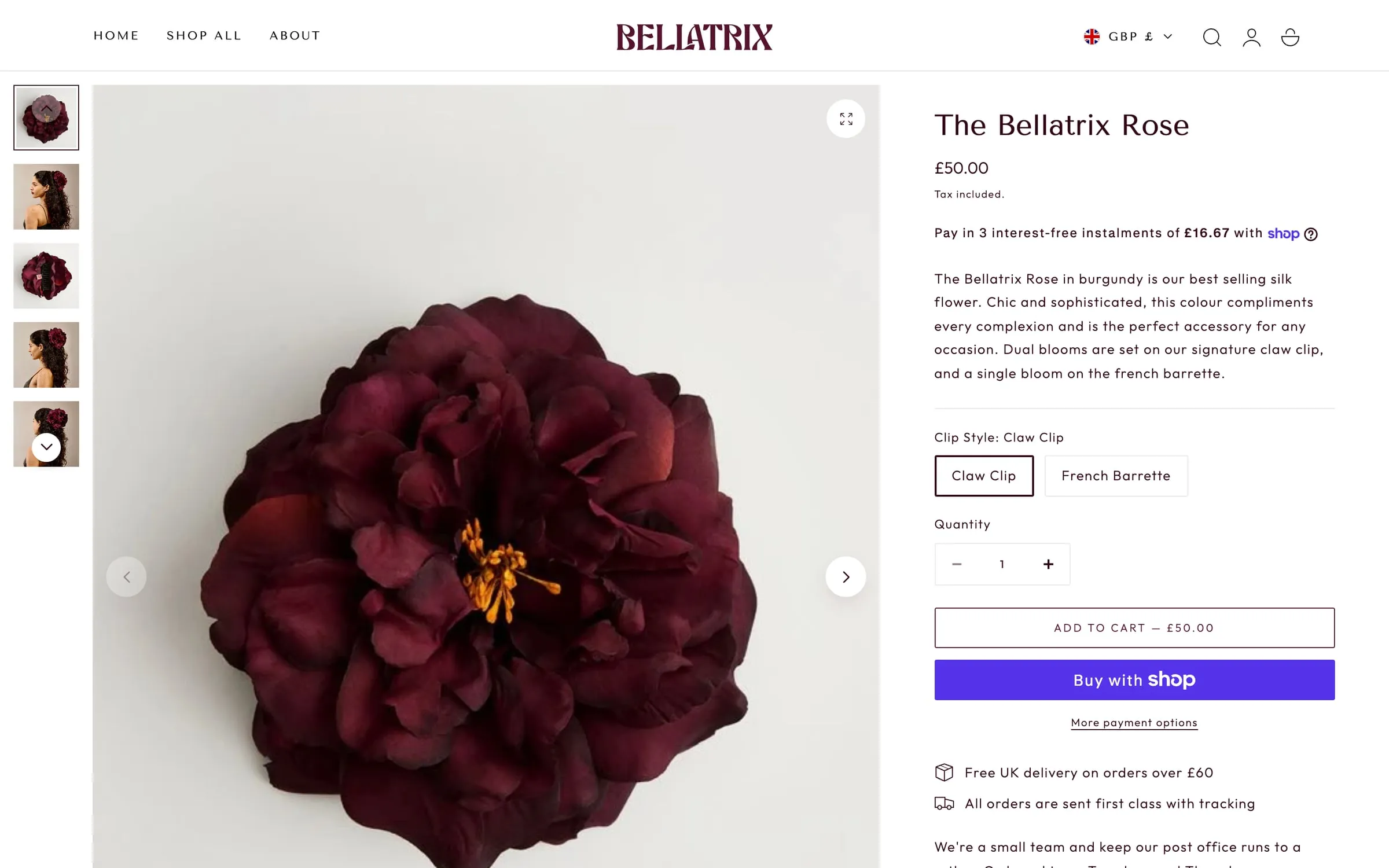 Bellatrix — product page