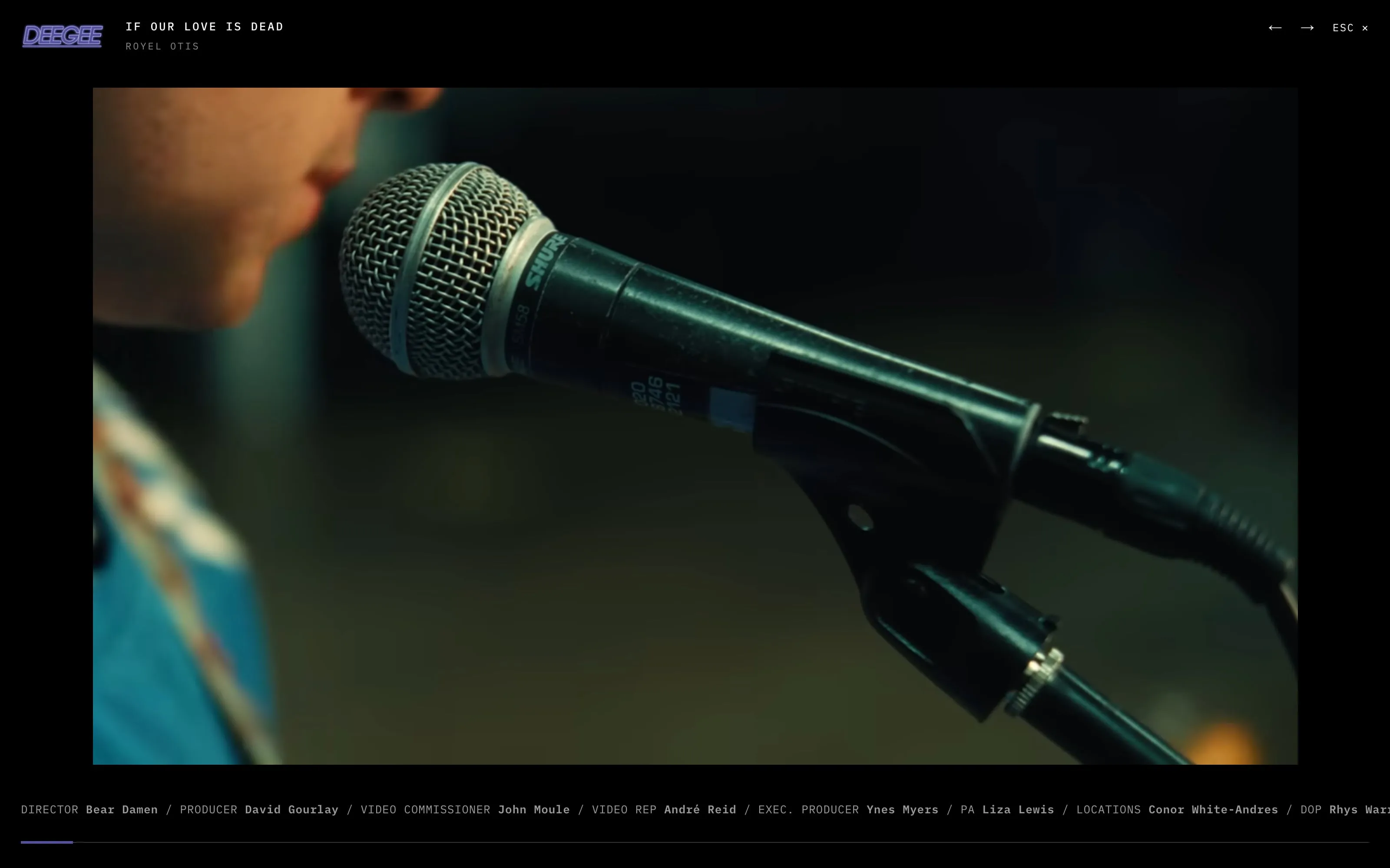 DEEGEE — Royel Otis project page