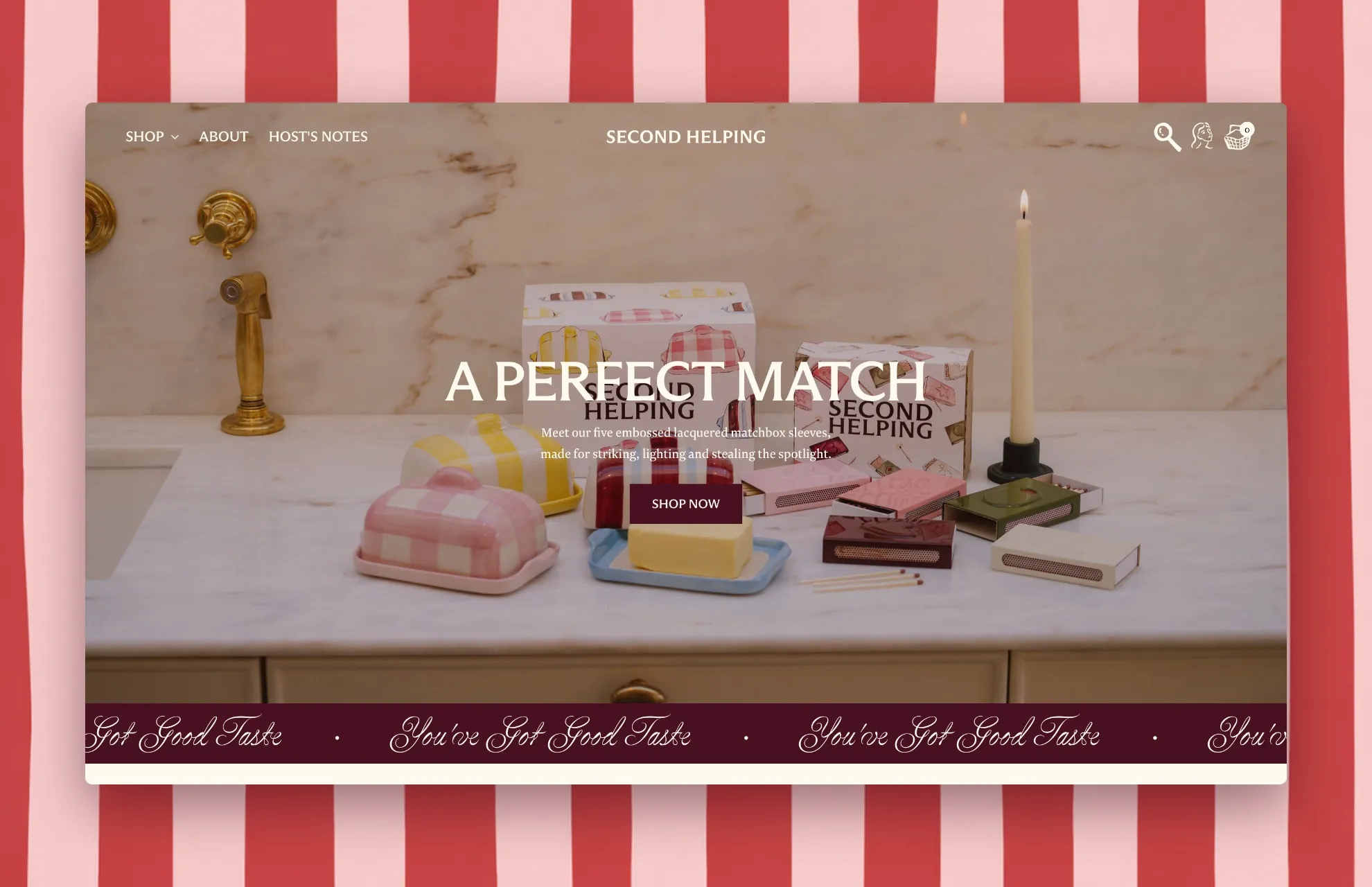 Second Helping — homepage