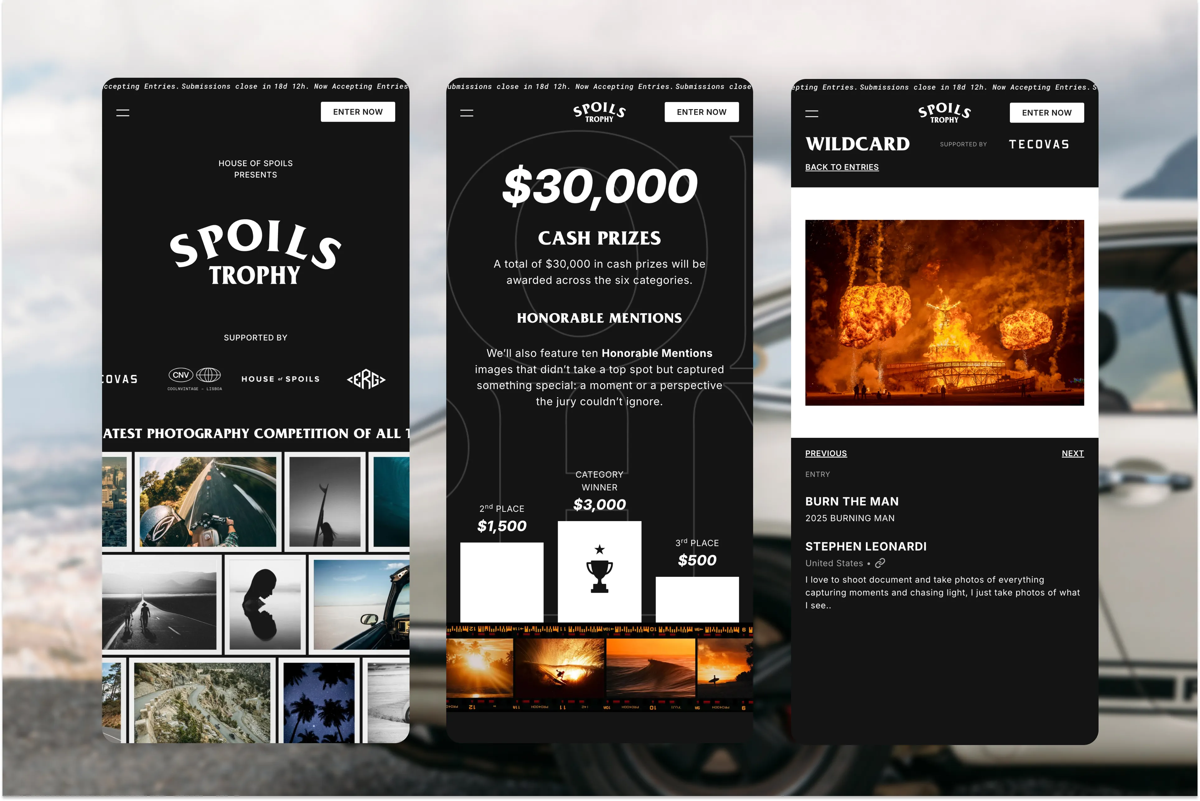 Spoils Trophy — hero