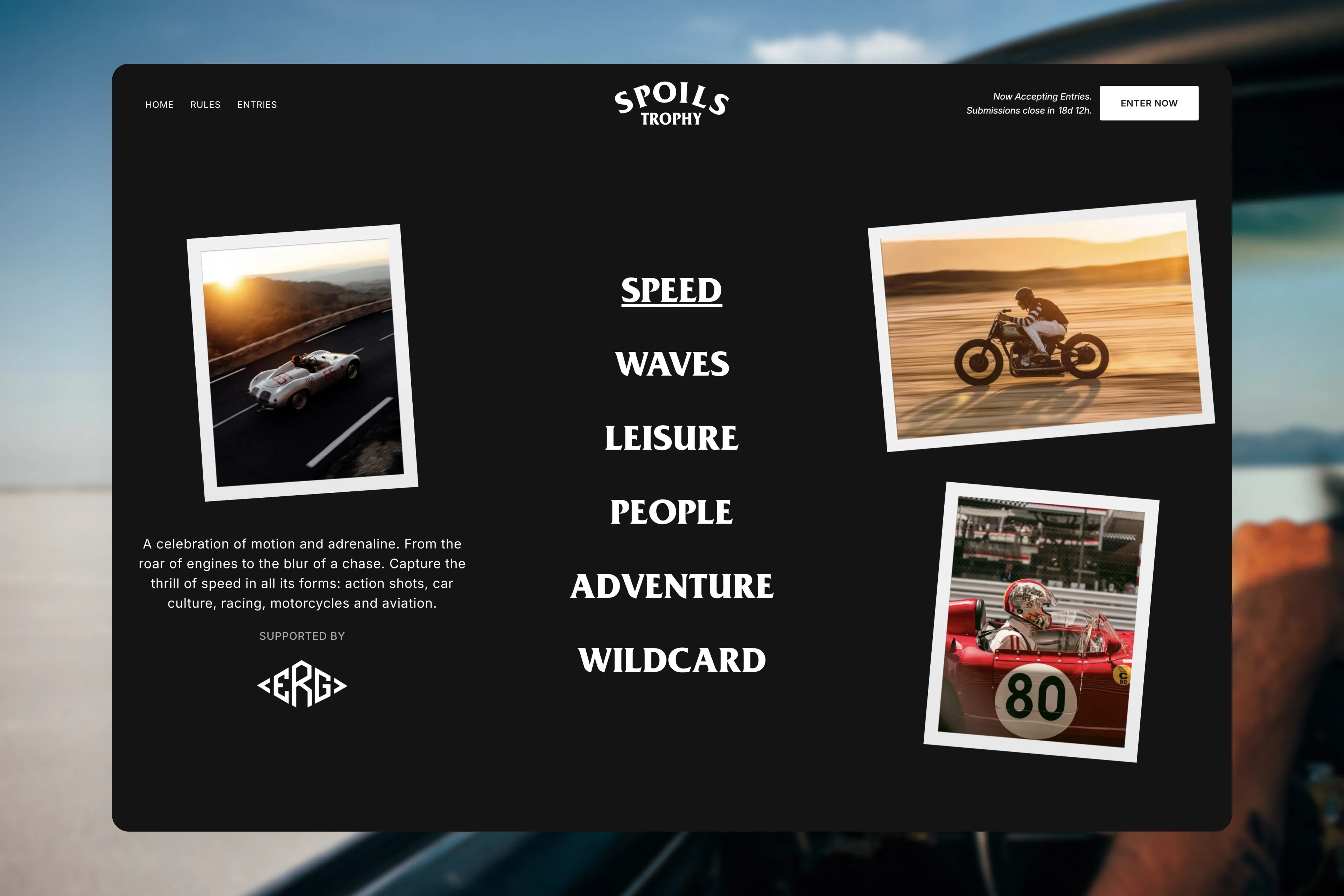 Spoils Trophy — homepage
