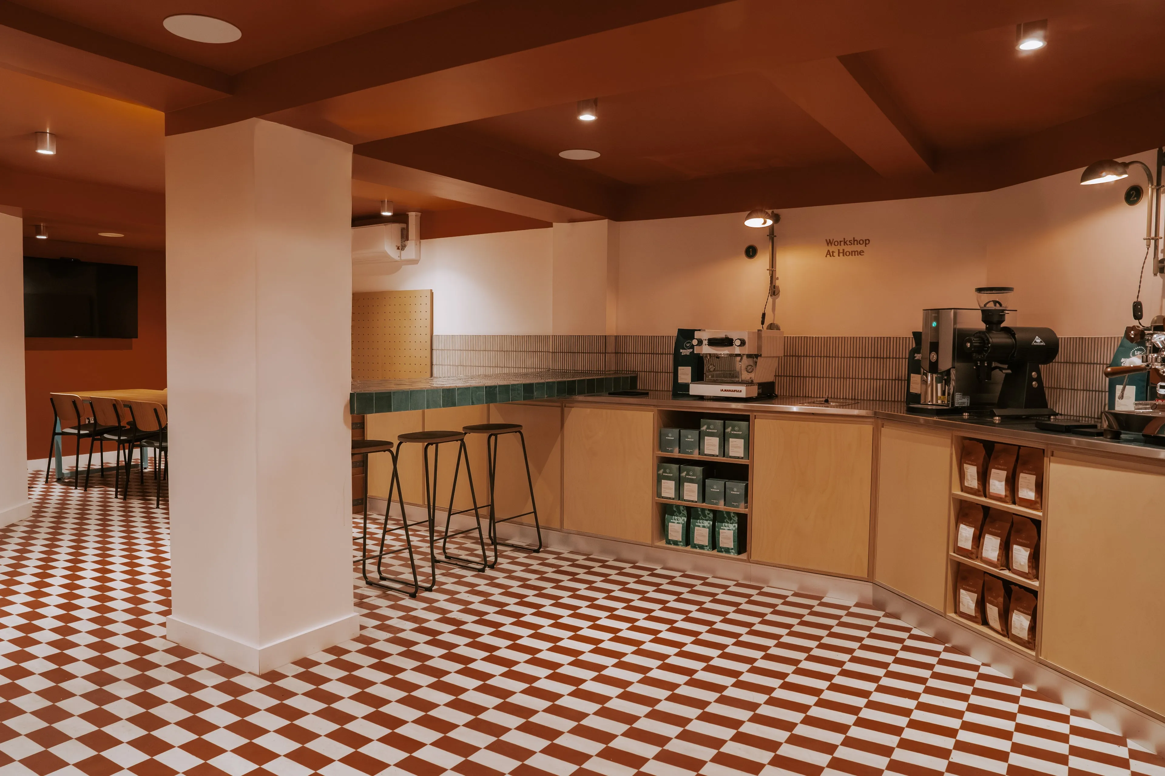 Workshop Coffee — the academy training bar